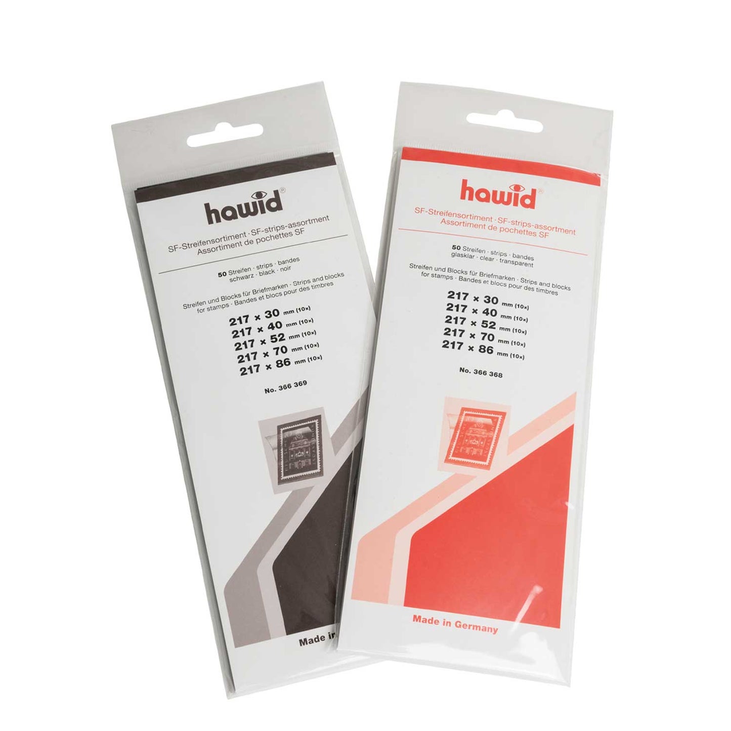 Hawid Assorted Stamp Mounts (1 Kg pack) BLACK/TRANSPARENT(white)