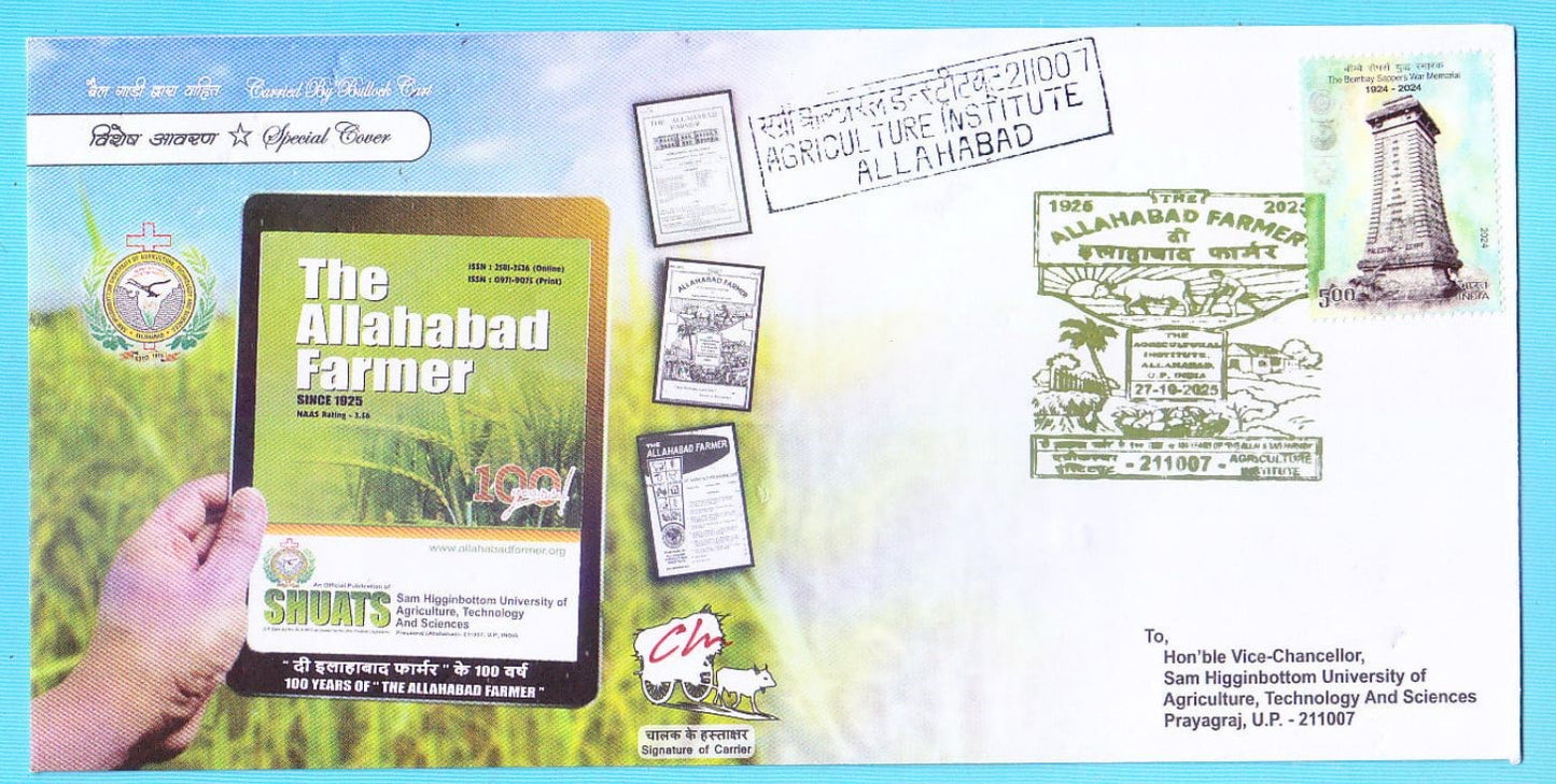 Carried Cover - Bullock Cart - 100 Years Of The Allahbad Farmer - Agriculture - Prayagraj