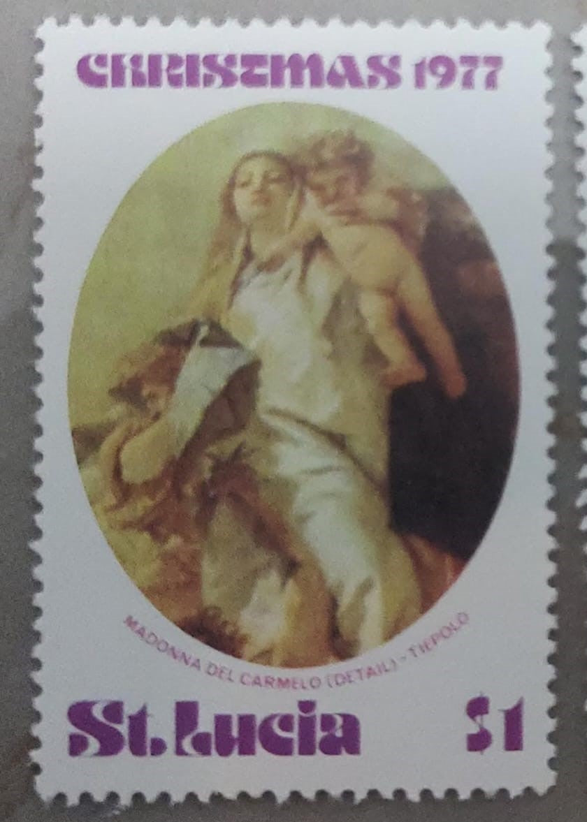 St.Lucia Christmas 1977-Madona del Carmelo-Tiepolo