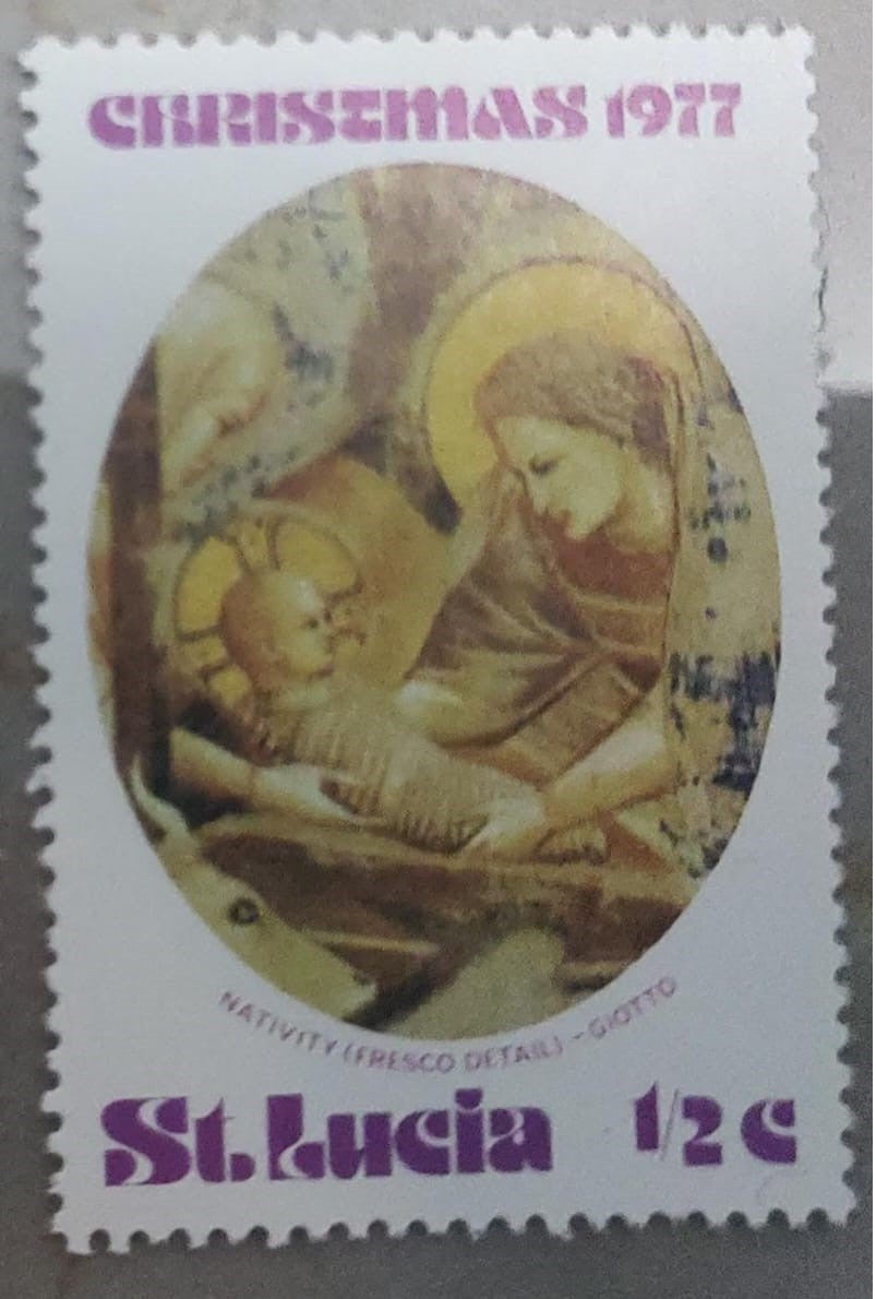 St.Lucia Christmas 1977-Nativity-Gilotto