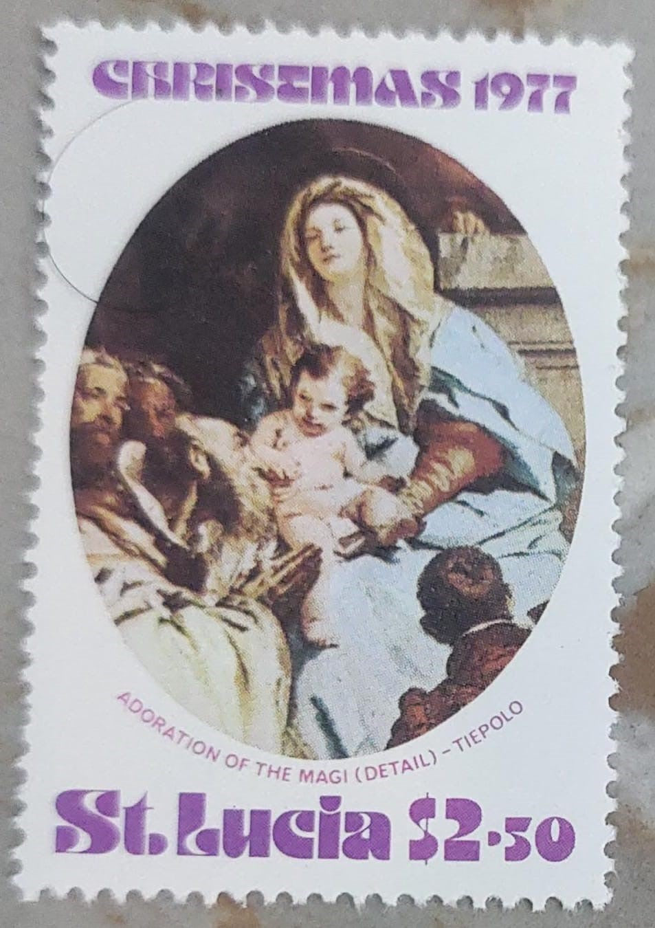 St.Lucia Christmas 1977-Adoration of the Magi- Tiepolo