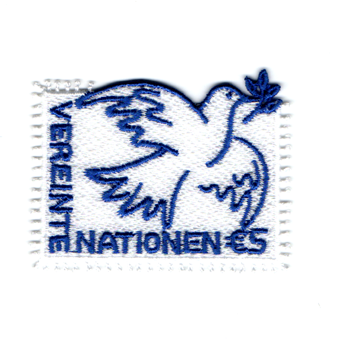 United Nations (UN) Dove Peace Embroidery stamp-Vienna