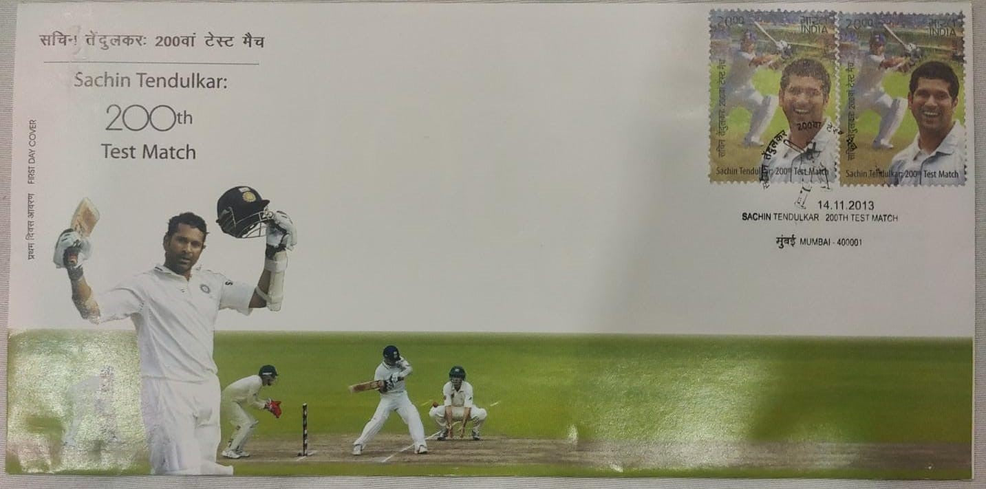Sachin Tendulkar FDC - place cancelled - Mumbai, his home city.
