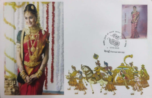 A unique set of 8 varieties pvt first day covers- with 8 different place cancellations from the Bride's place