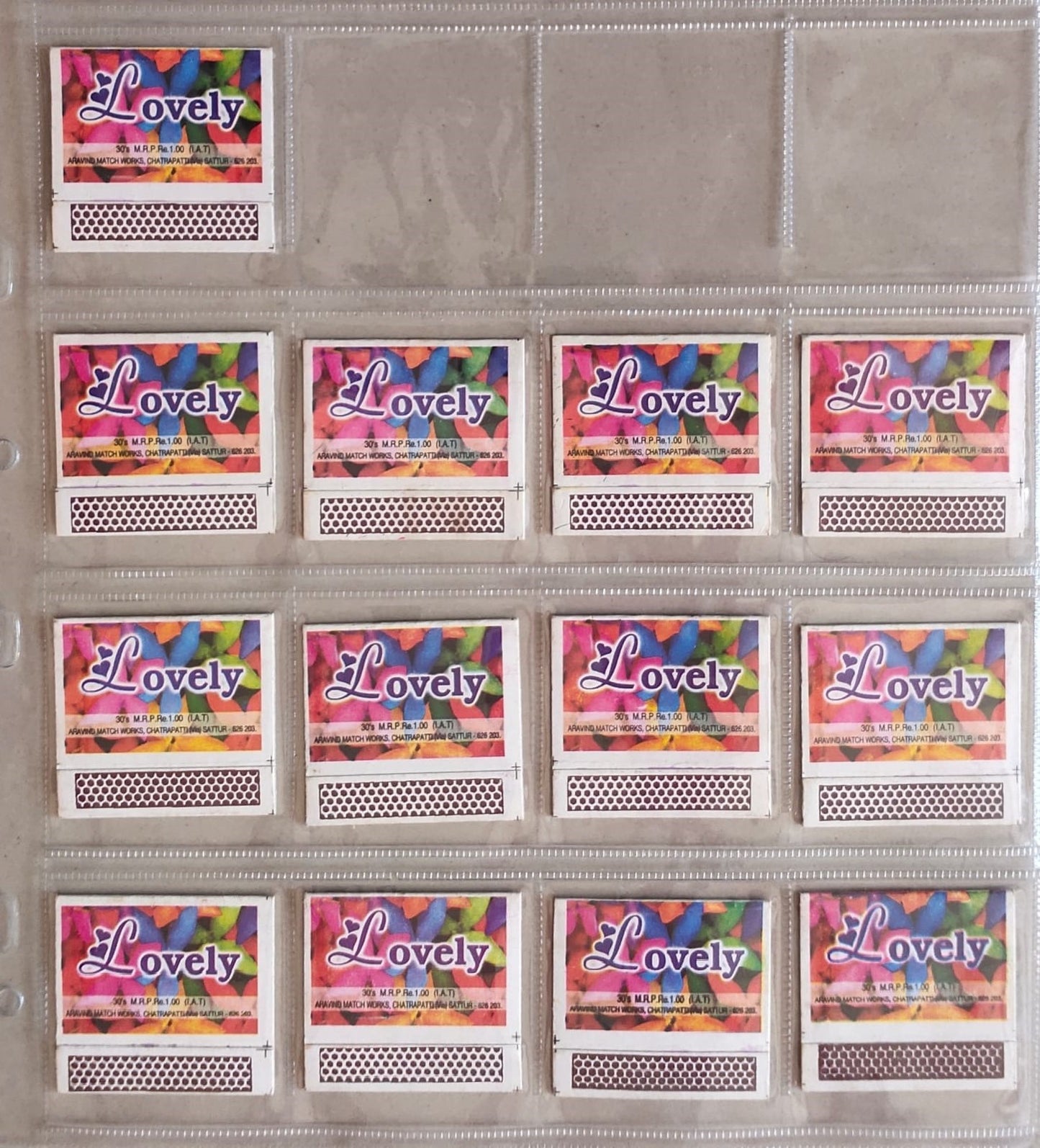 13 different match boxes on cars