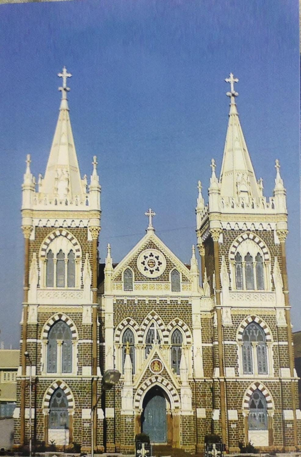 Mount Mary Church inaguration day PPC Dt 24.01.2025 on picture post card issued by Postal department limited numbers issued.,and 1 per person was given at Mahapex exhibition. (Copy)