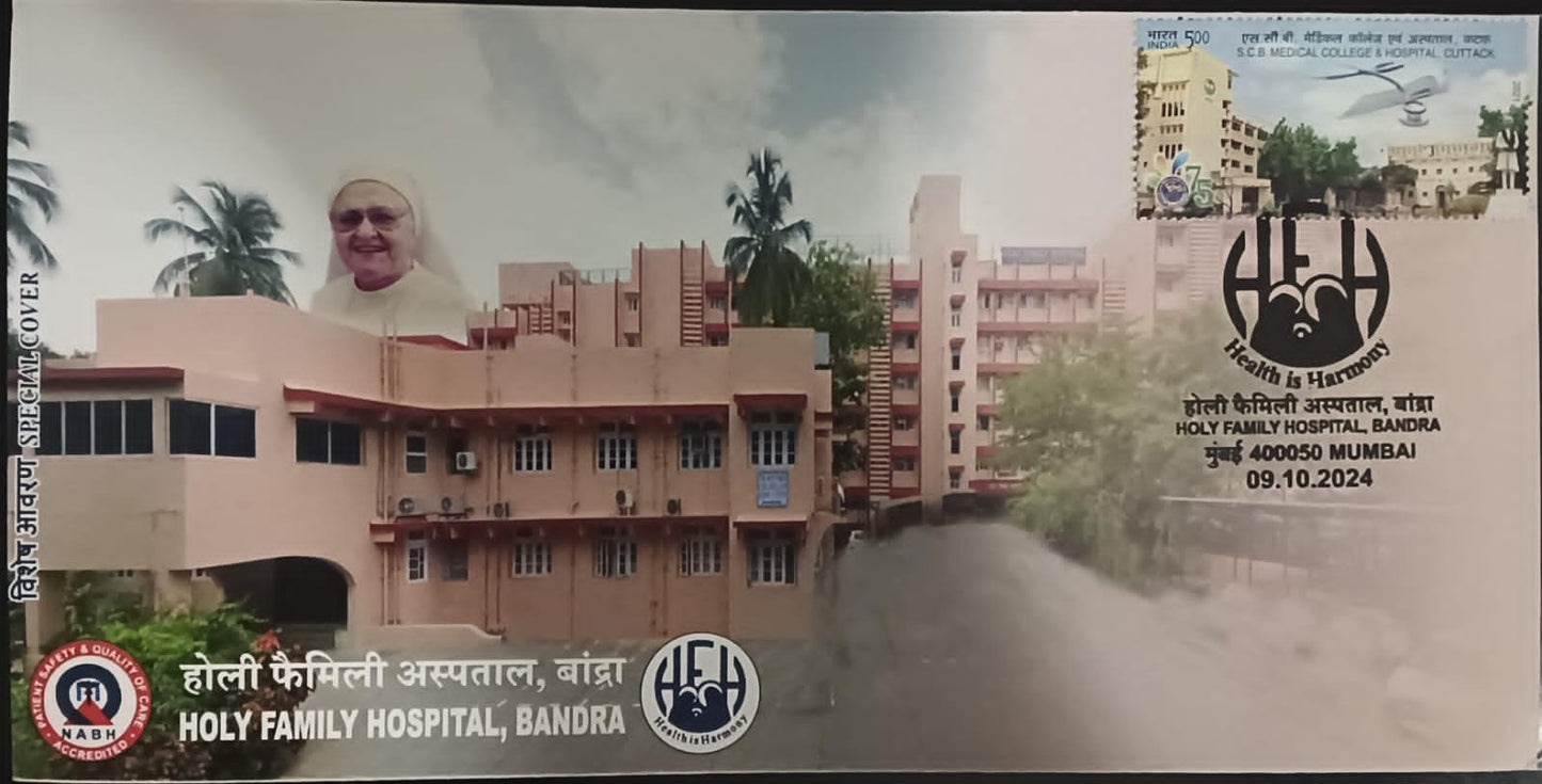 Special cover on Holy Family Hospital, Bandra