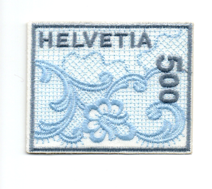 Switzerland 2001 – World first Embroidery Stamp-Unusual