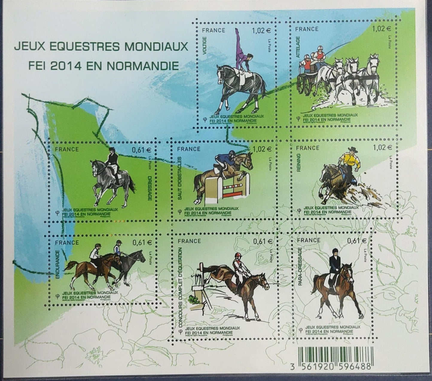 France beautiful ms on Equestrian Horse 2014