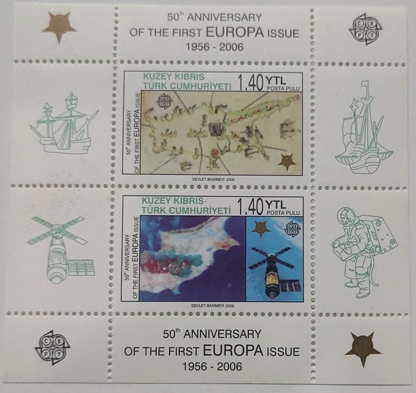 2006 Turkey Europa 50th anniversary MS