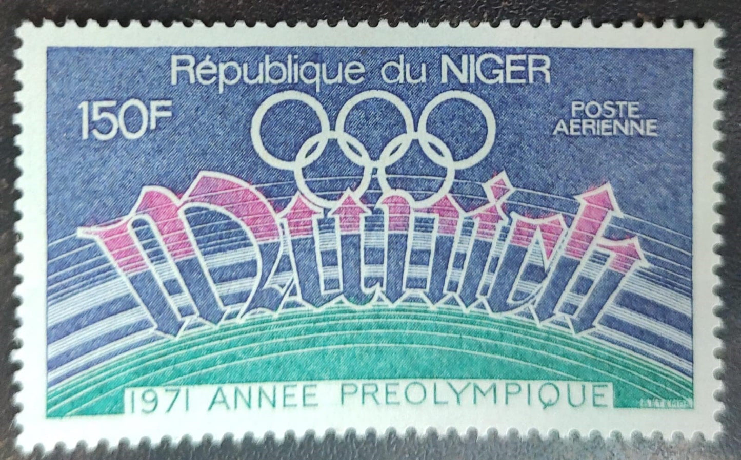 1971 pre Munich olympics - stamp from Niger