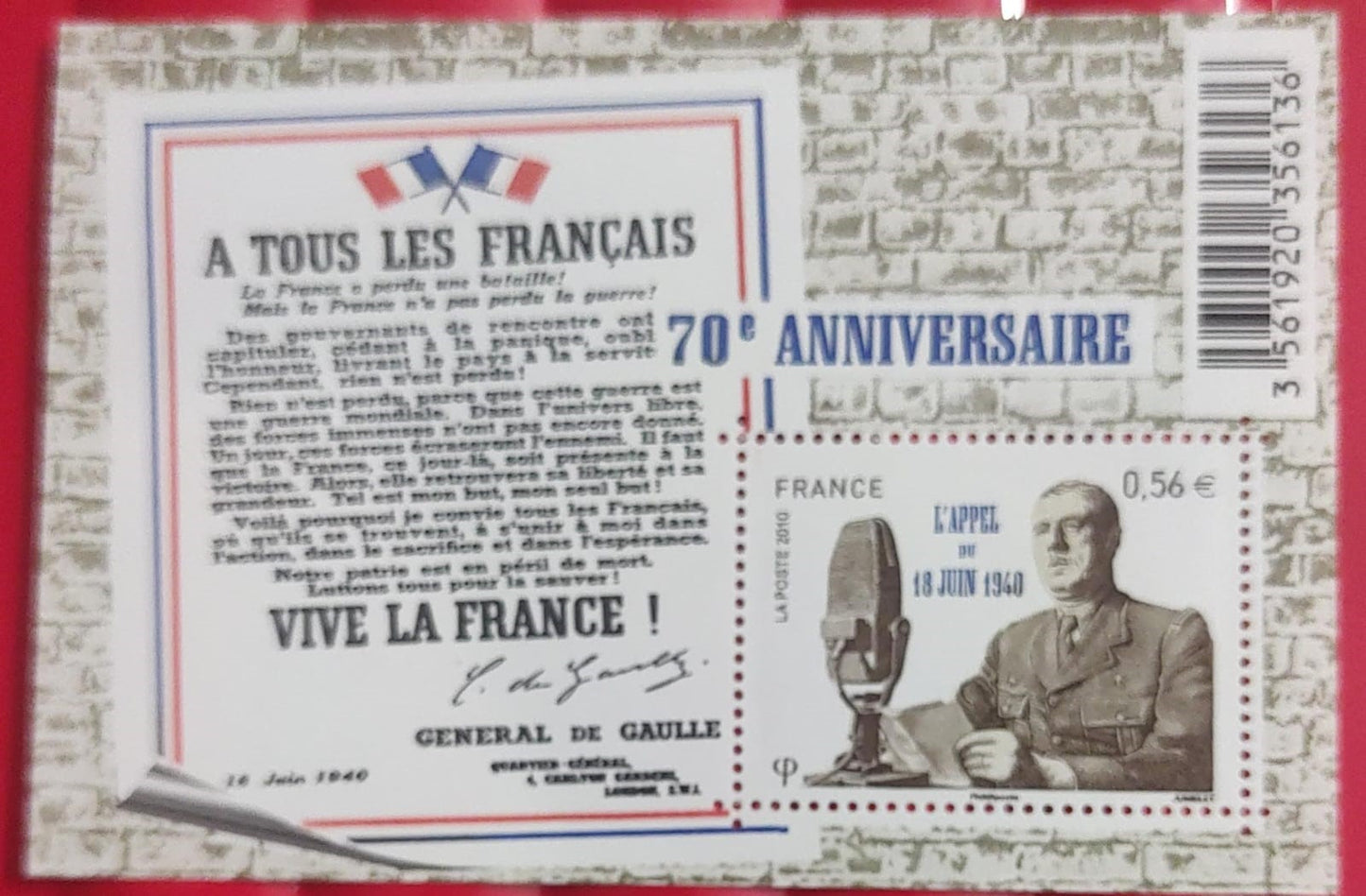 France MS on their freedom anniversary