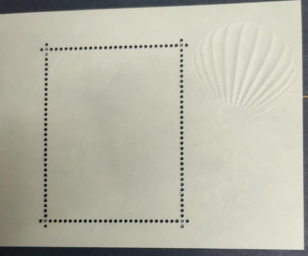 France MS on hot air balloon 🎈 Hot air balloon are high embossed.