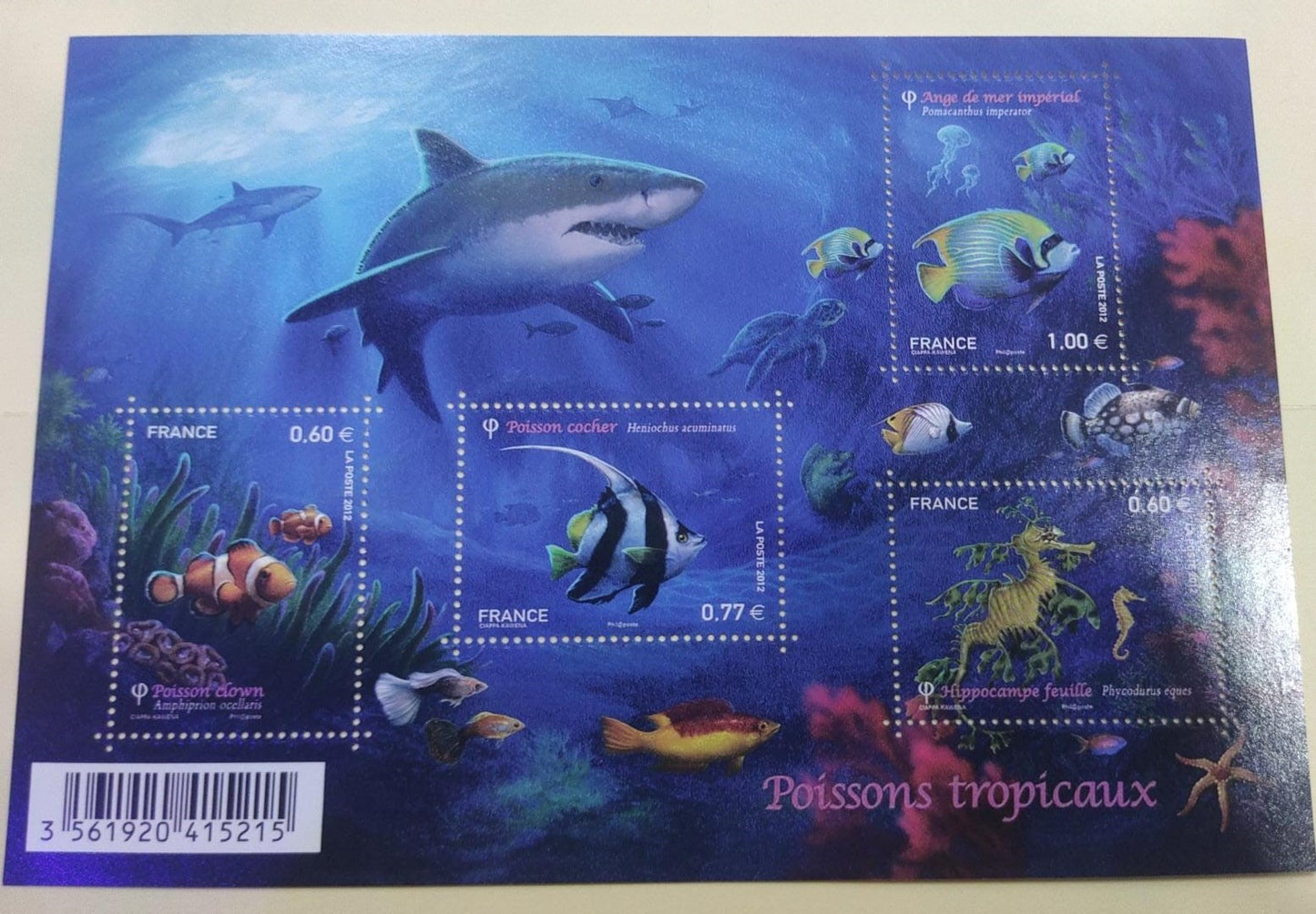 France beautiful MS on Sea Creatures.