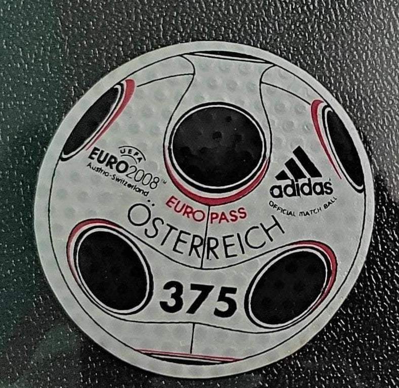 World's first stamp made from real football material shape of Football ⚽.