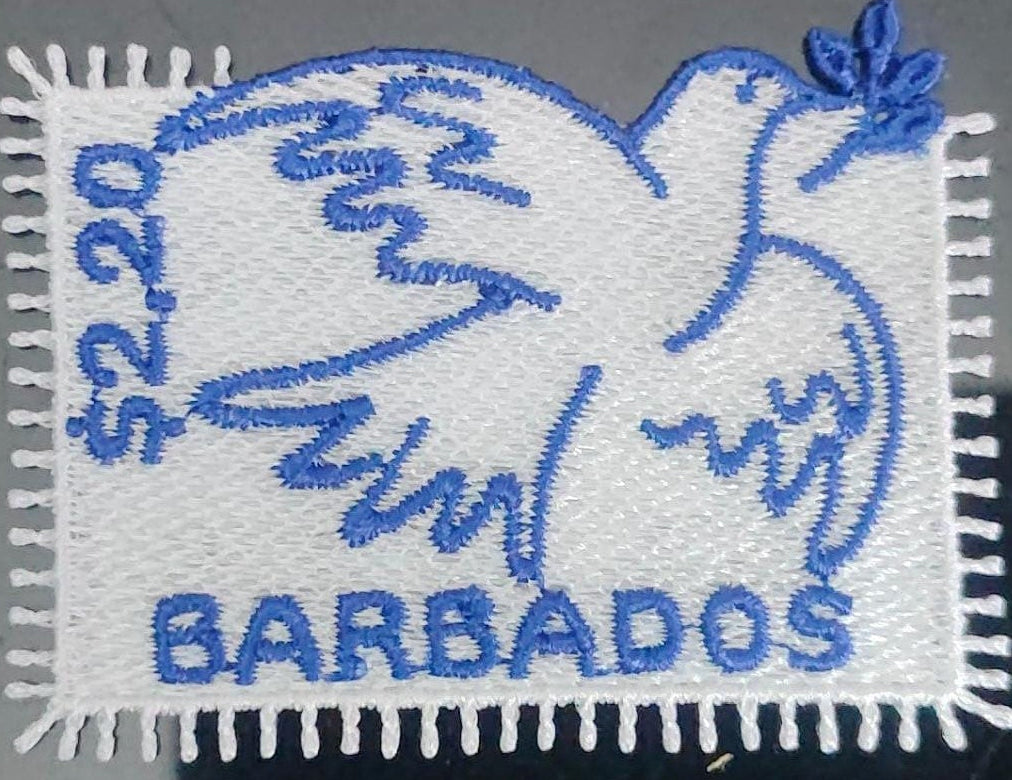 Barbados The last stamp of Omnibus Embroidery stamps