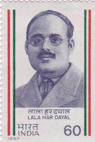 India-7 mint stamps from 1987- freedom fighters.