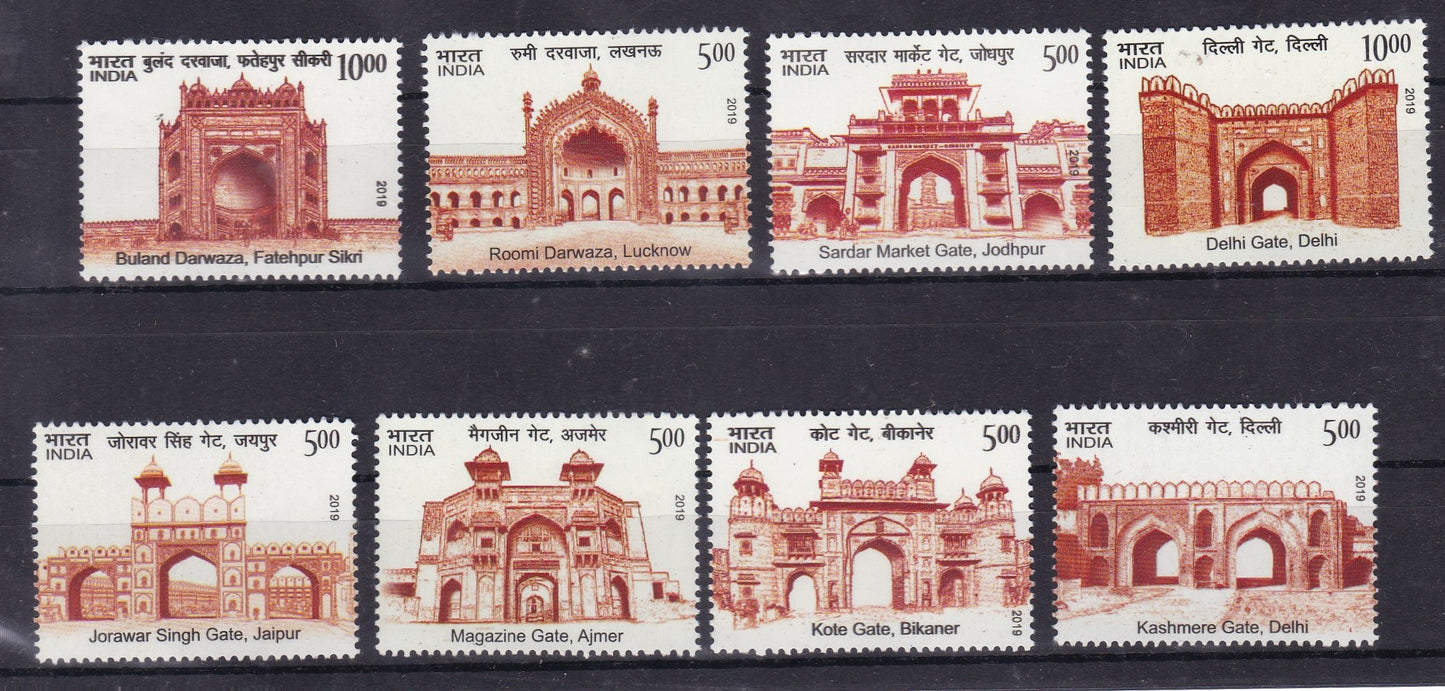 India Mint-2019 Historical Gates of Indian Forts And Monuments.