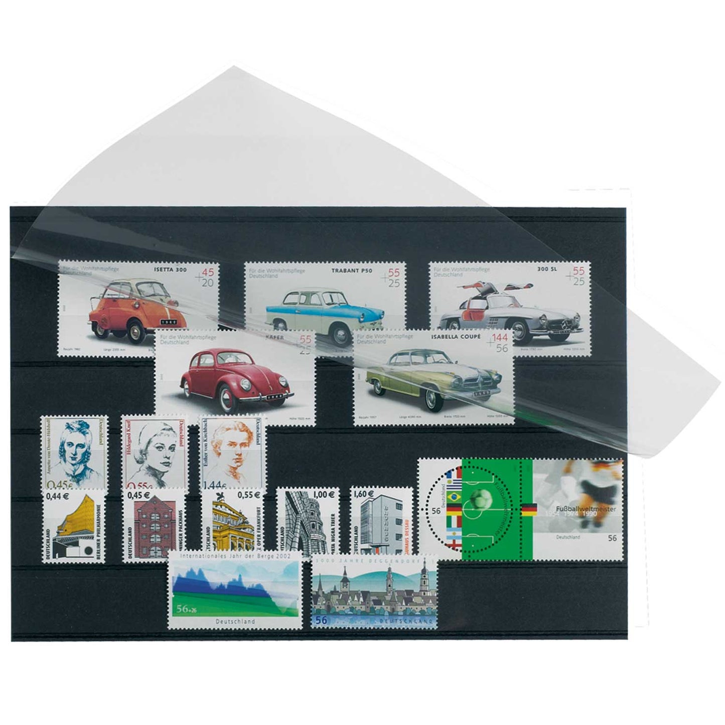 STOCK CARDS, WITH STRONG BLACK CARDBOARD-100 PC