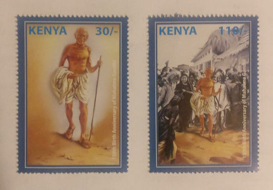 Kenya World's last issue on Gandhi 150 years celebrations.