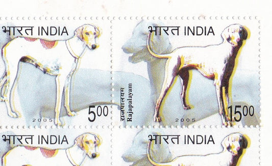 2005 डॉग शीटलेट में प्रमुख रंग परिवर्तन त्रुटि।