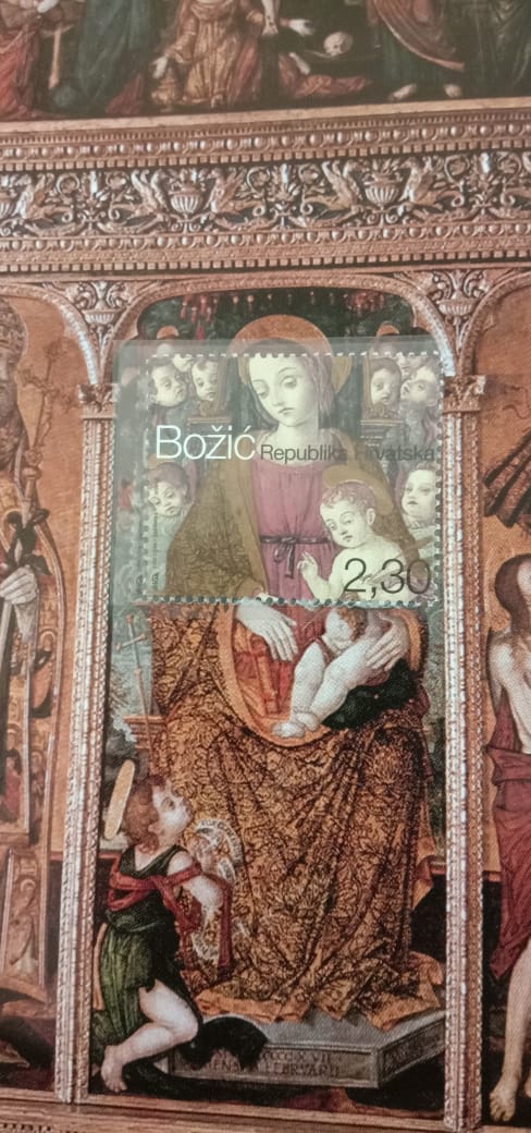 क्रोएशिया-2002 के टिकटों की एक सुंदर वार्षिक पुस्तक।