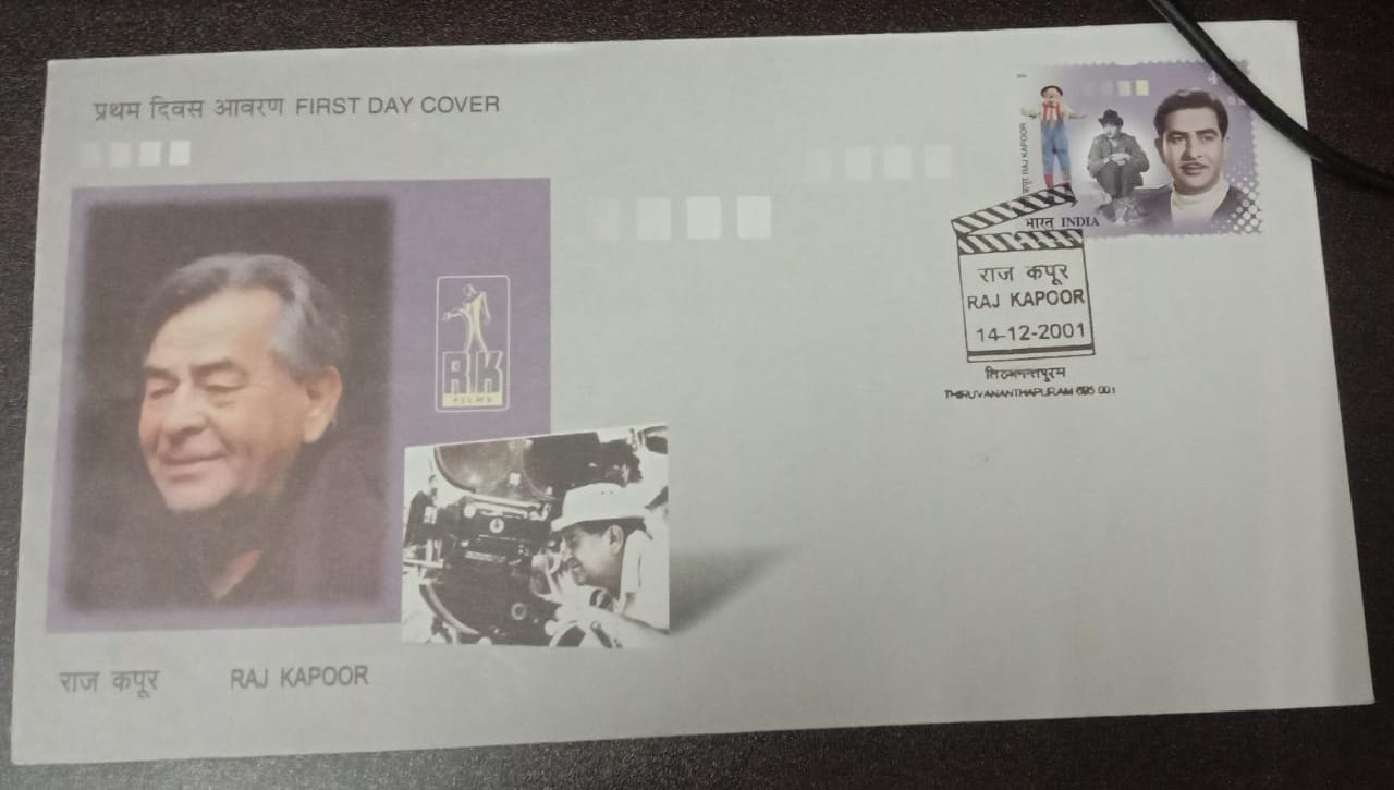 India- 2001 Raj Kapoor Fdc.