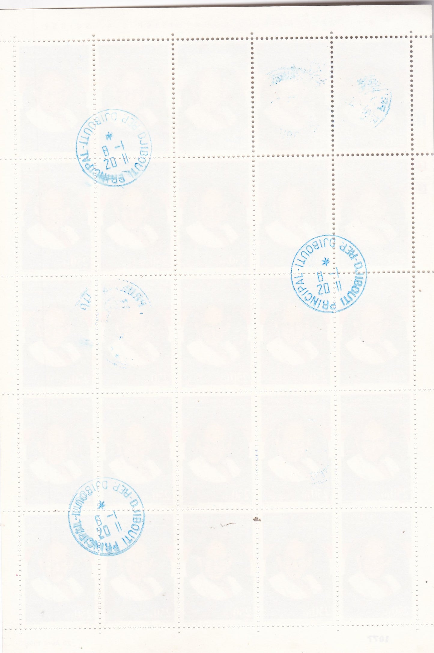 Djibouti- Mahatma Gandhi 1998 rare Sheet on 50th death anniversary