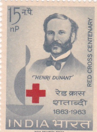 India Mint-1963 Red Cross Centenary.