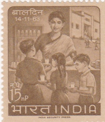 India Mint-1963 National Children's Day.