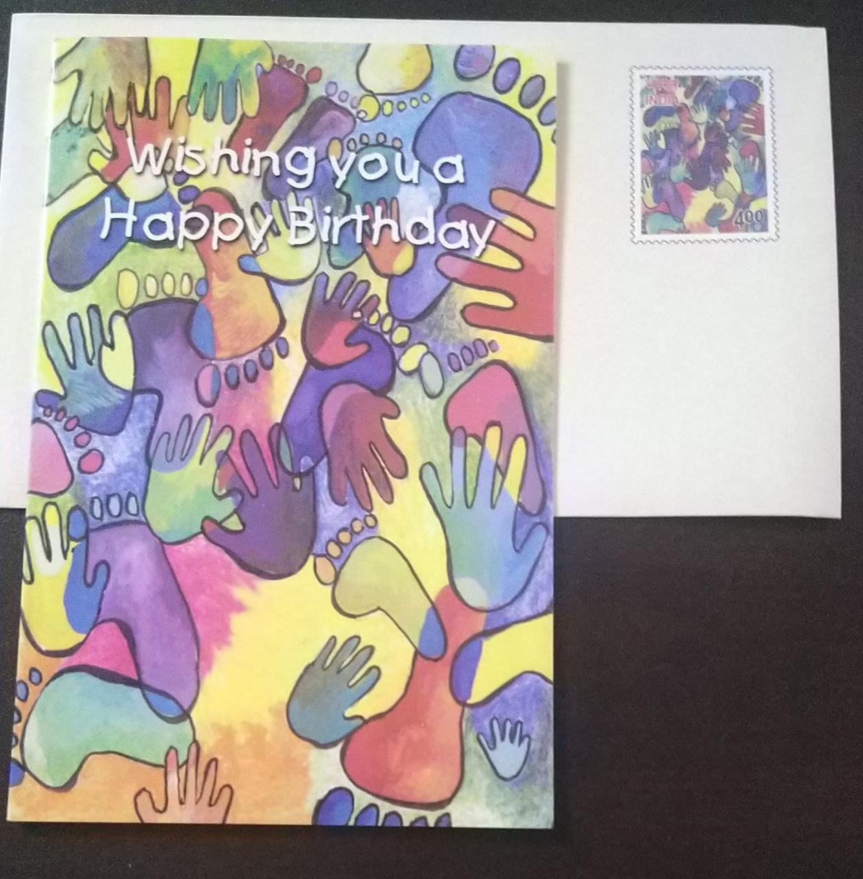 INDIA POST Released greetings post.