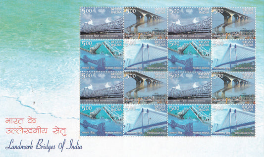 India-Sheetlets Landmark Bridges of India