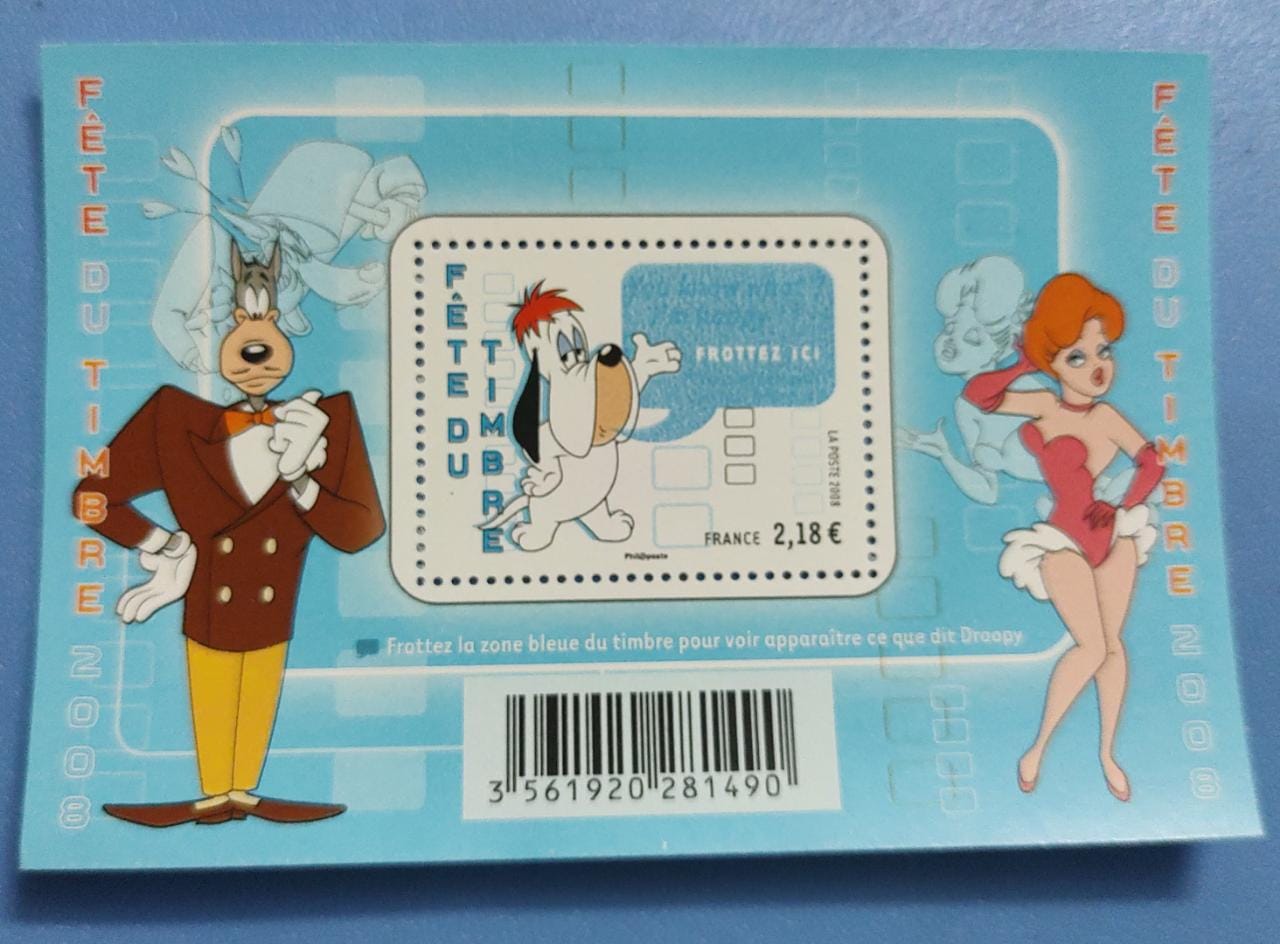 France ms with thermo-chromatic ink.