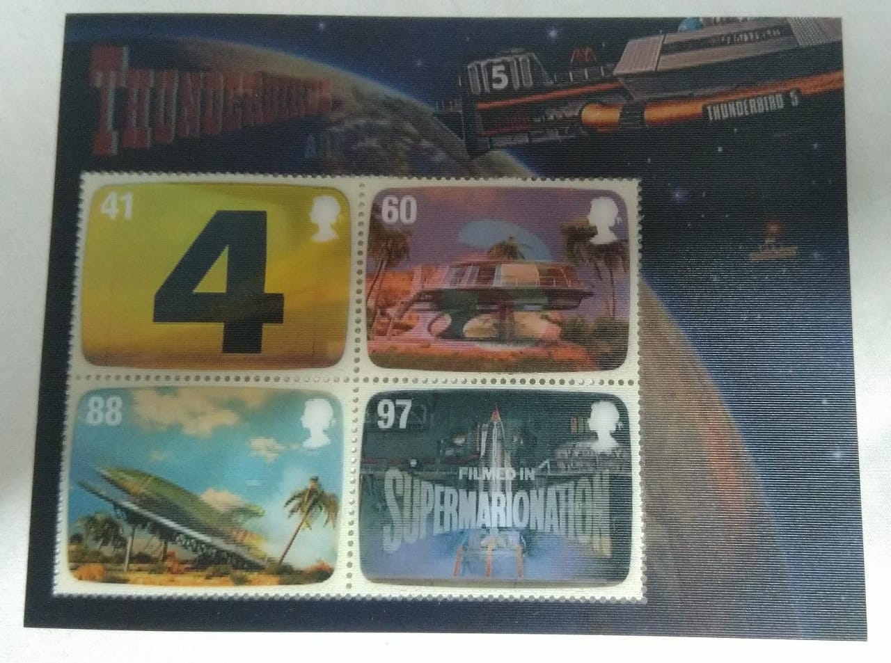 UK lenticular ms on Thunderbirds.