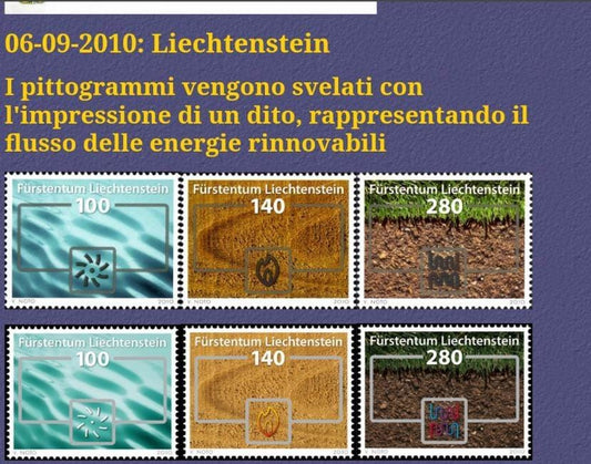 Liechtenstein- Renewable energy 2nd issue - set of 3.