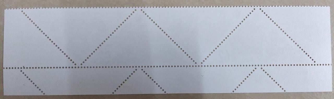 Setenent set of 4 beautiful triangle 🔼🔽🔼🔽 stamps On Year of Ox -2021 From Isle of Man .
