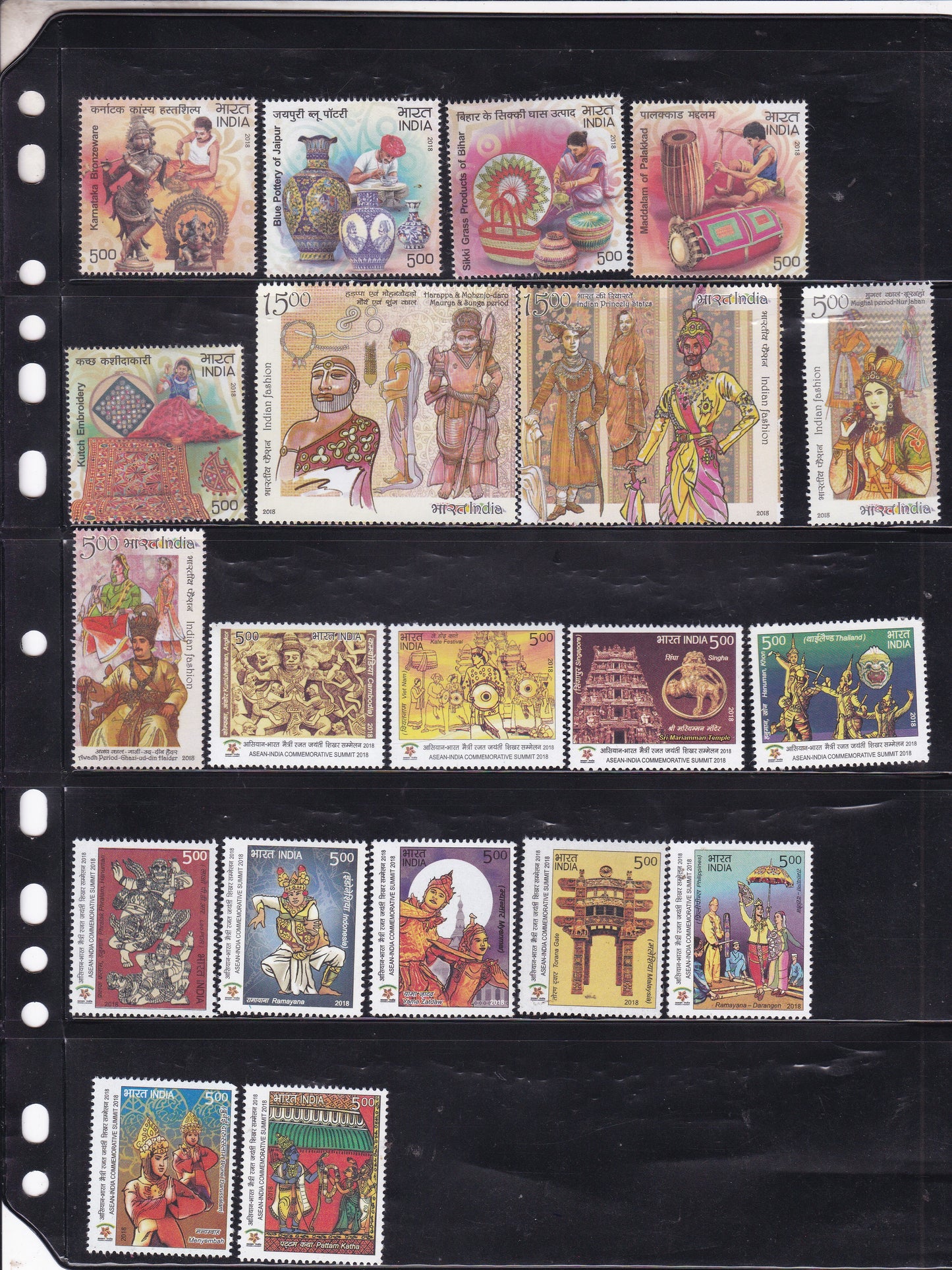 India-2018 Full Year pack MNH Stamps.