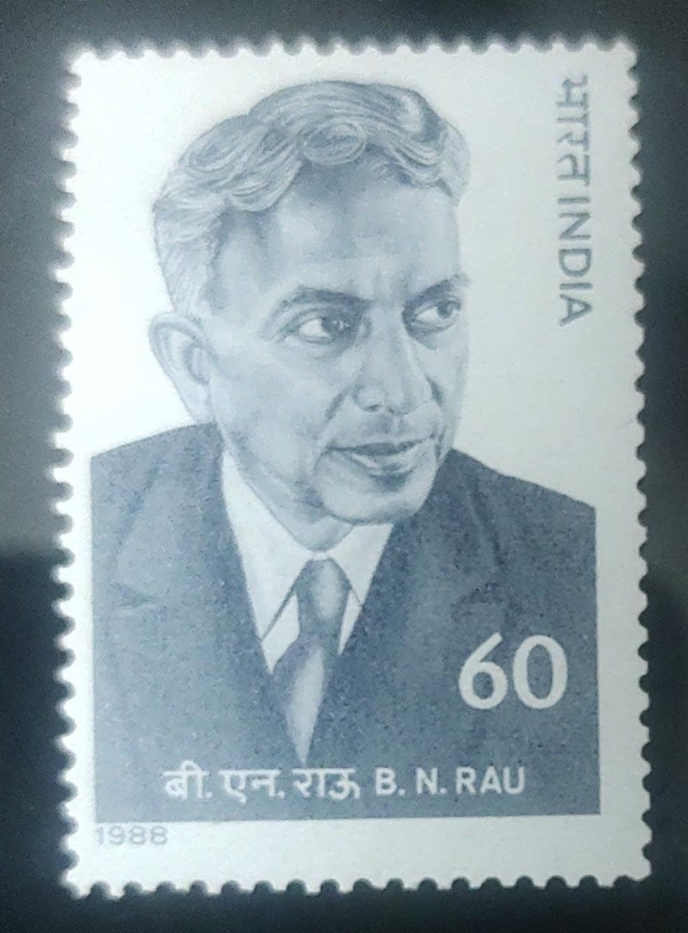 💎 *WHY A STAMP ON Sir BN RAU?* – Bharat Exotics