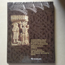 Croatia 2002 stamp year book for European philately collectors