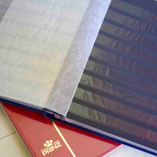 Luxury black-sheet stockbook for organised stamp storage from Bharat Exotics