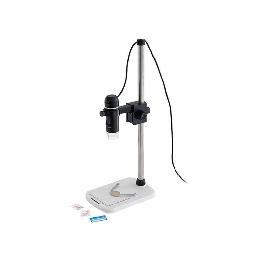 Lighthouse USB Digital Microscope DM6 with sturdy stand for stamp inspection and philately collectors