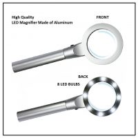 Prinz LED illuminated magnifier for stamp inspection desk setup