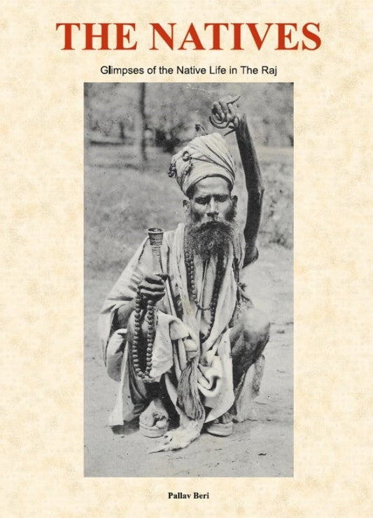 The Natives by Pallav Beri vintage Indian picture postcard history book