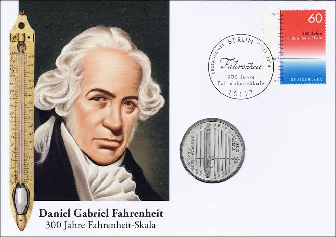 Daniel Gabriel Fahrenheit,* passed away on 16 September 1736