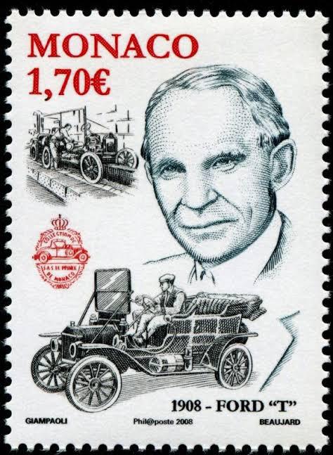 On 1 October 1908, *Henry Ford* introduced the *Model T car