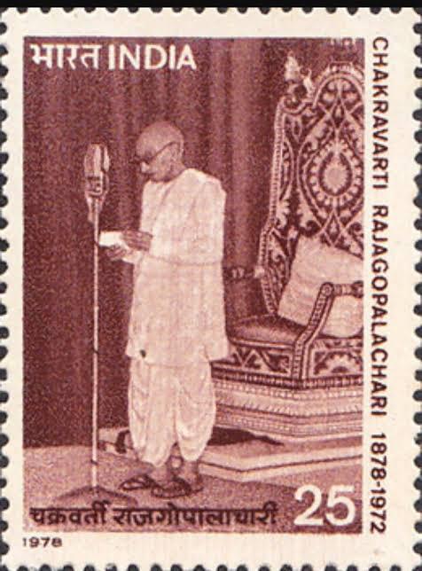 *Chakravarti Rajagopalachari,* born on 10 December 1878,