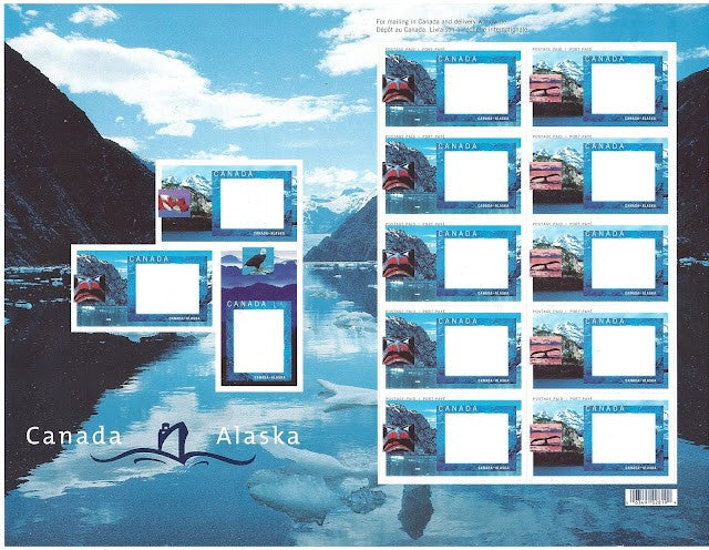 Canada personalised type stamps full sheet for modern world philately collectors