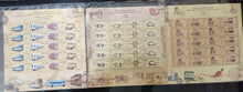 Five India 2017 transport stamp sheetlets illustrating philately formats