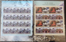 Chaar Dhaam India sheetlet set for cultural theme stamp collectors
