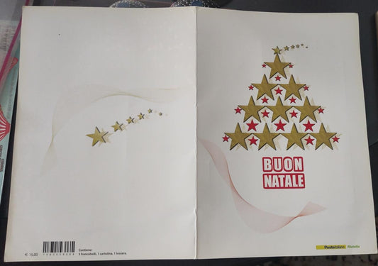 Italy Christmas stamp folder with FDC, five stamps and miniature sheet for thematic collectors